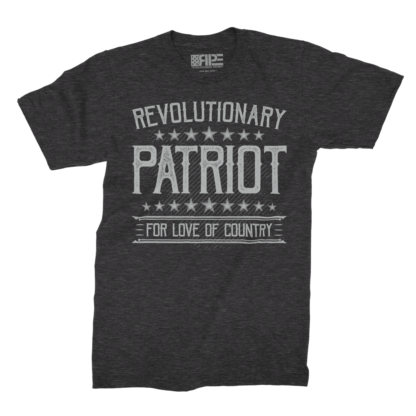 For Love of Country (Dark Grey Heather) - Revolutionary Patriot