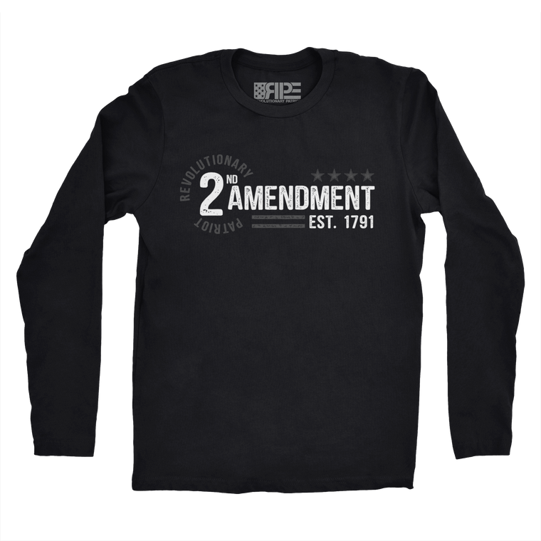 2nd Amendment - Est. 1791 Long Sleeve (Black)