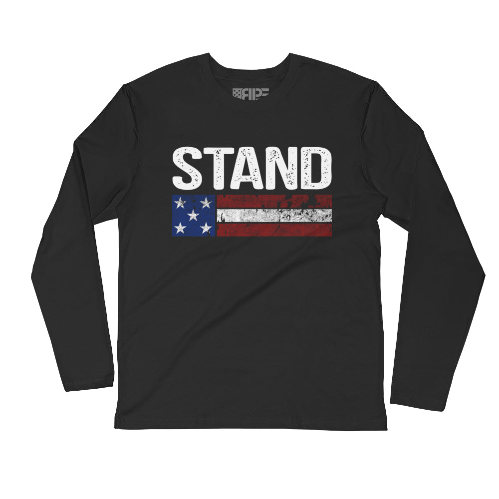 Stand Long Sleeve (Black) - Revolutionary Patriot